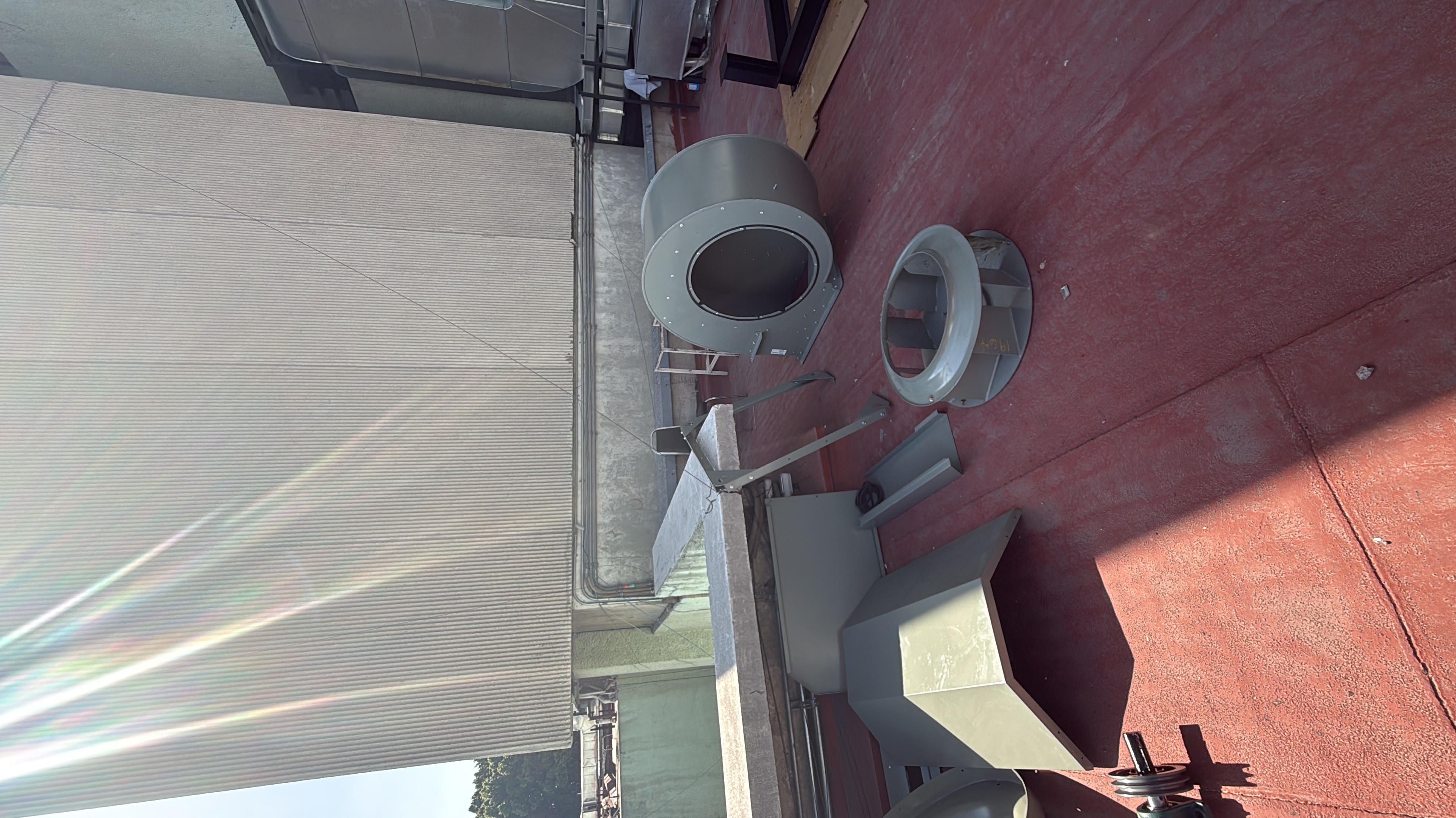 Equipos de ventilación en azotea